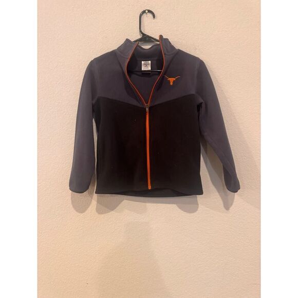 Texas Longhorn Kids Zip Up Jacket Medium 8/10 - Picture 2 of 3